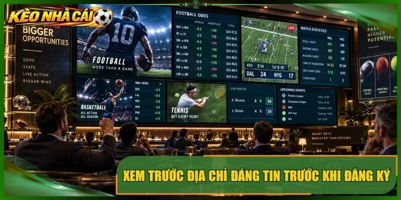 Xem trước địa chỉ đáng tin trước khi đăng ký